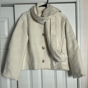 Abercrombie & Fitch Cream Jacket